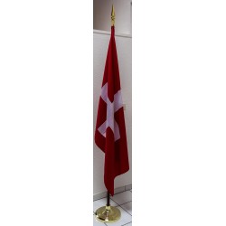 Socle , mats , porte drapeaux pour ambassade