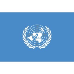drapeaux imprimés Onu