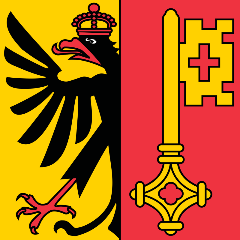 drapeaux imprimés Geneve